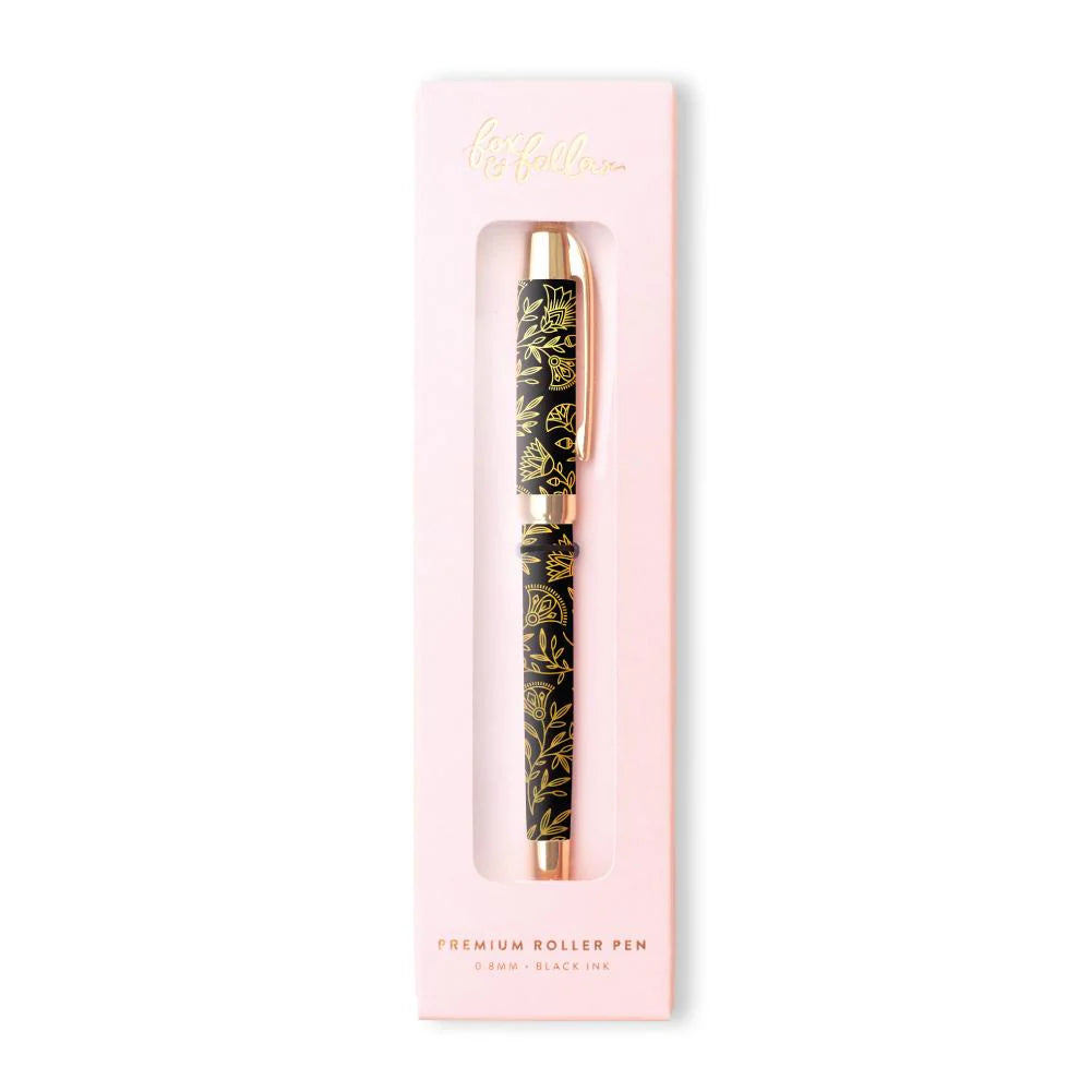 Stylo Roller Obsidian - Fox & Fallow