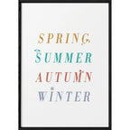Affiche A3 - Quatre saisons