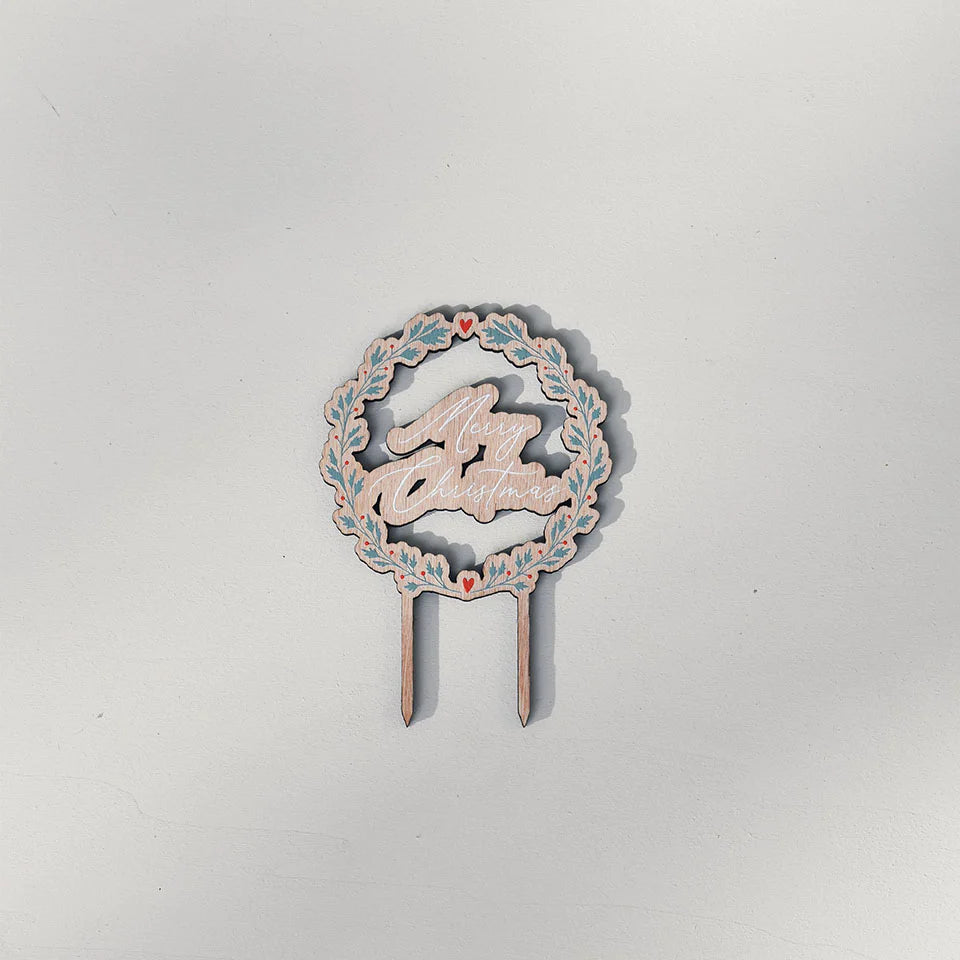 Décoration de gâteau Merry Christmas - Les mignonneries