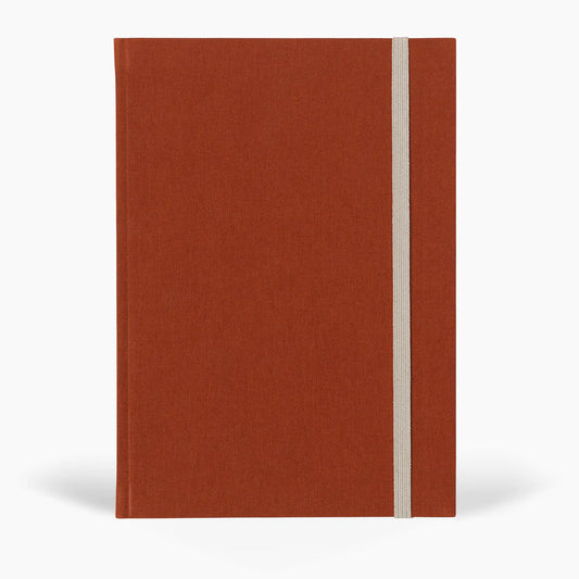 Couverture du carnet Béa Notem couleur orange brique 