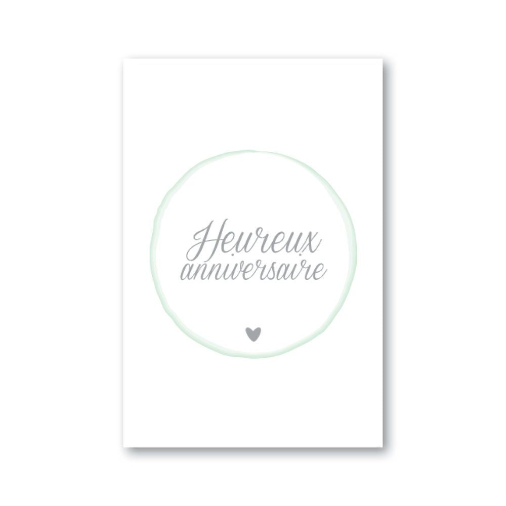 Carte Heureux Anniversaire Simple - Nin’s