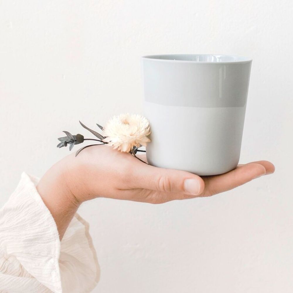 Timbale Porceleine Gris - Sophie Masson