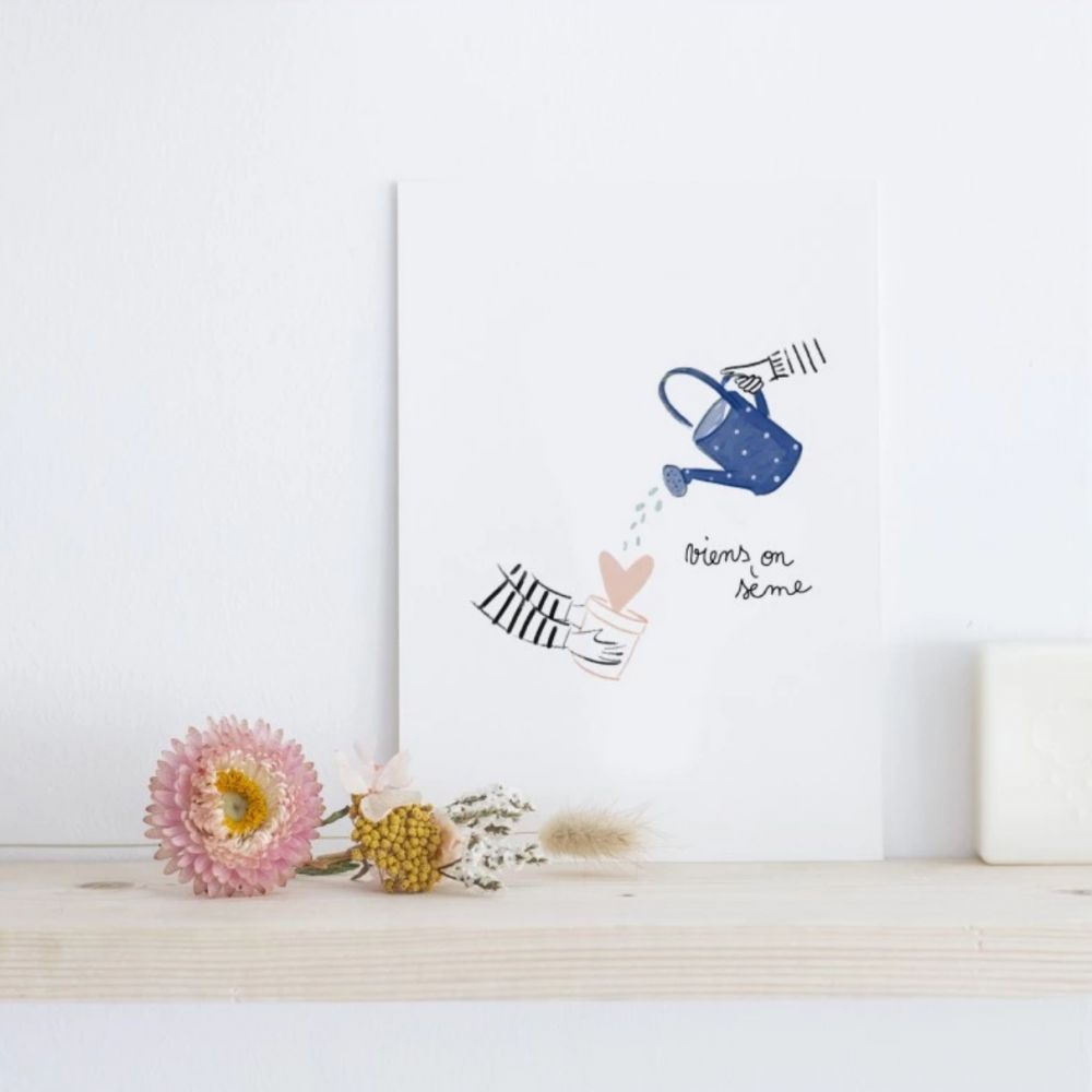 Carte - Viens on sème - My Lovely Thing