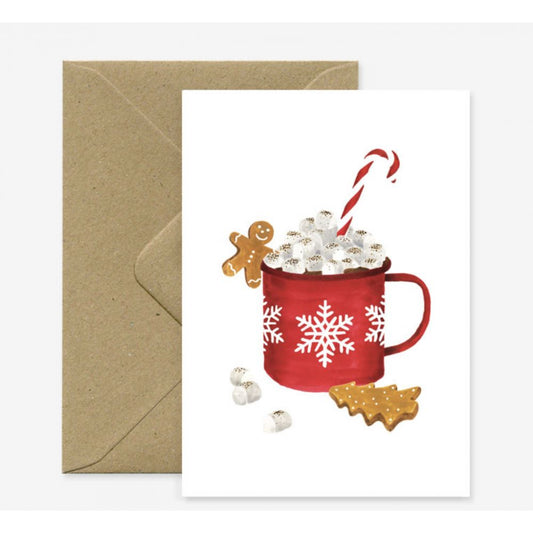 Carte Chocolat chaud de Noel - All the ways to say