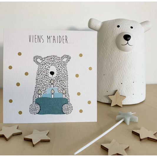 Cartes invitations Ours - LPH
