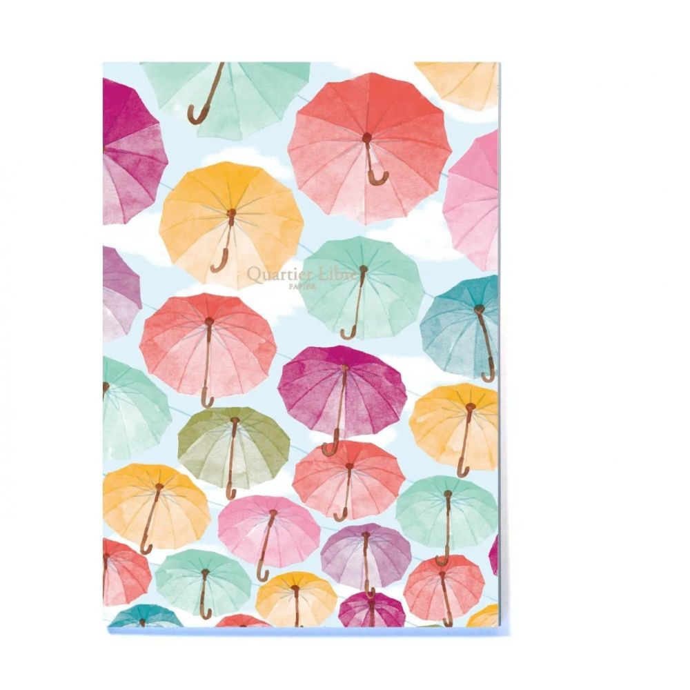 Carnet Parapluies - Quartier Libre