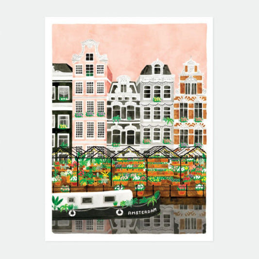 Affiche A5 - Amsterdam - All the ways to say