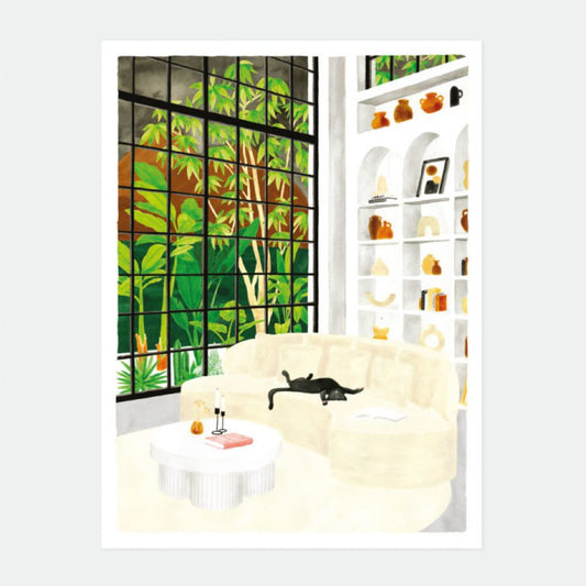 Affiche A5 - White Sofa - All the ways to say
