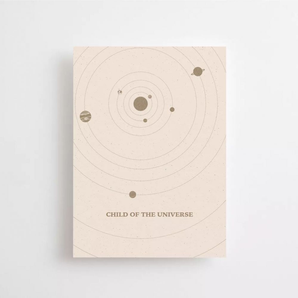 Carte Postale Enfant De L’univers - Anna Cosma