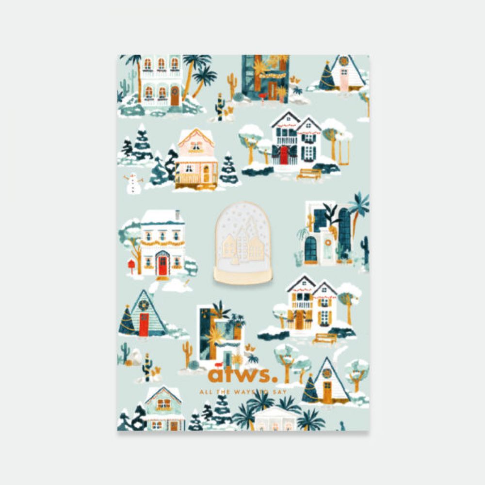 Pin's Boule A Neige - AWS