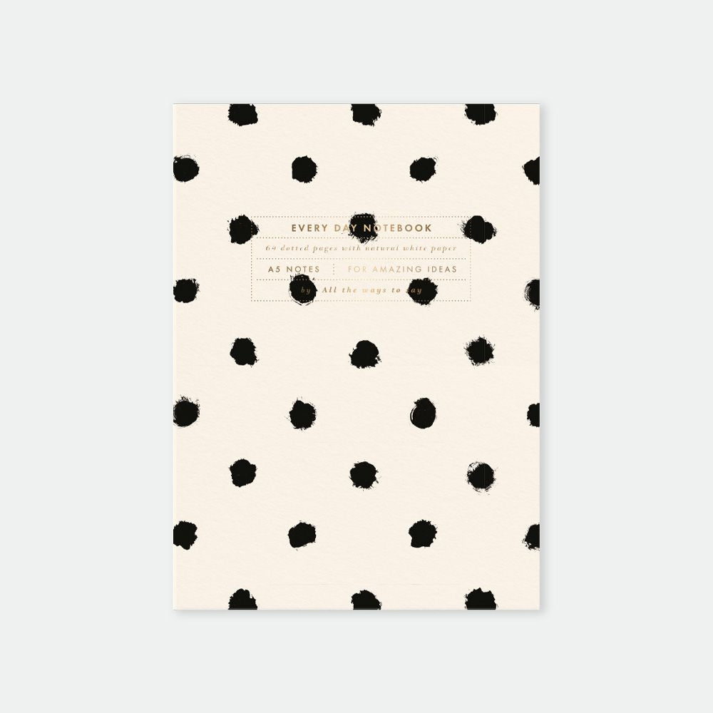 Carnet A5 - Painted Dots - AWS
