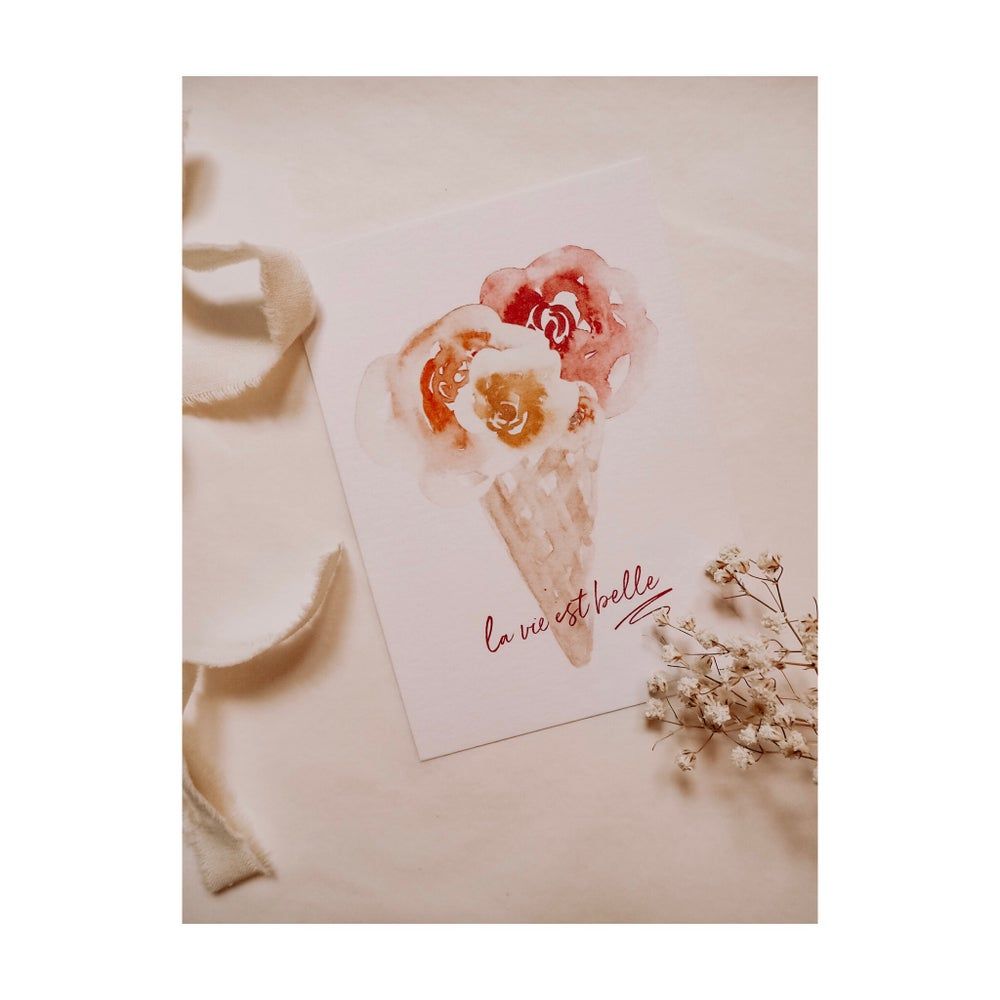 Carte La vie est Belle (Glace)