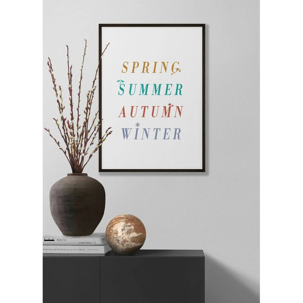 Affiche A3 - Quatre saisons