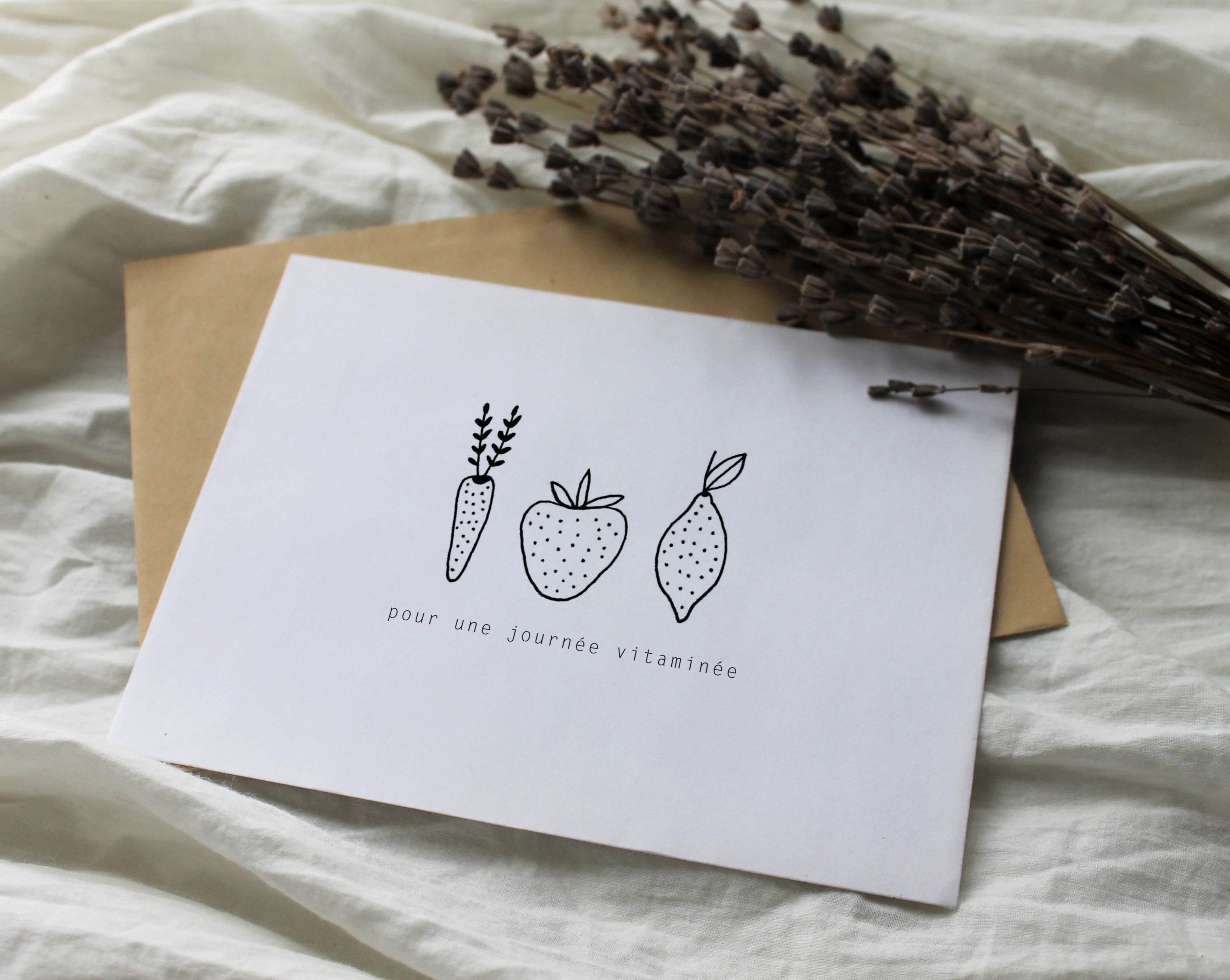 Carte Pour une journée vitaminée - Anna Posimo