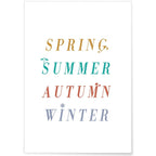 Affiche A3 - Quatre saisons