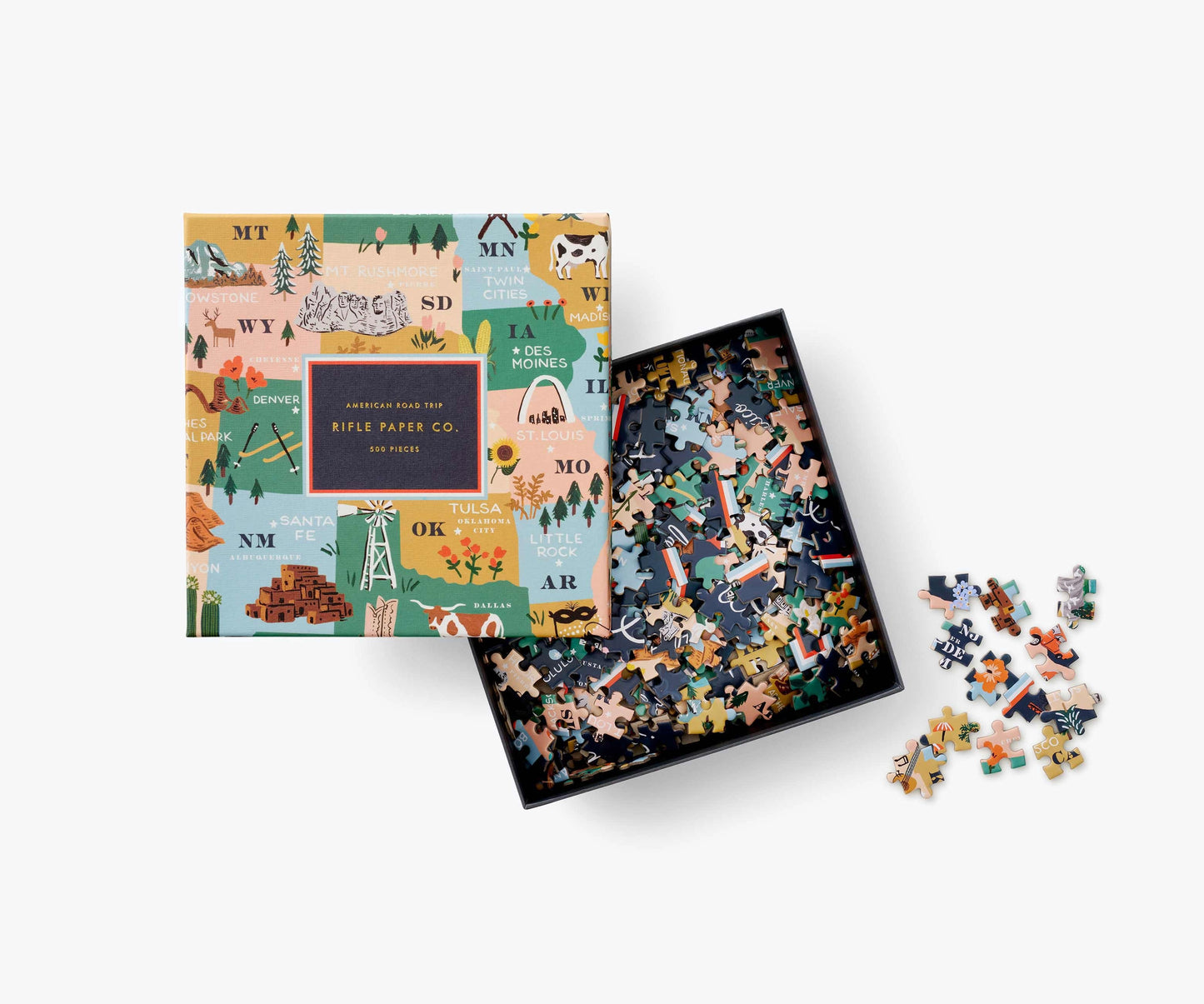 Puzzle American Road - Rifle Paper Co